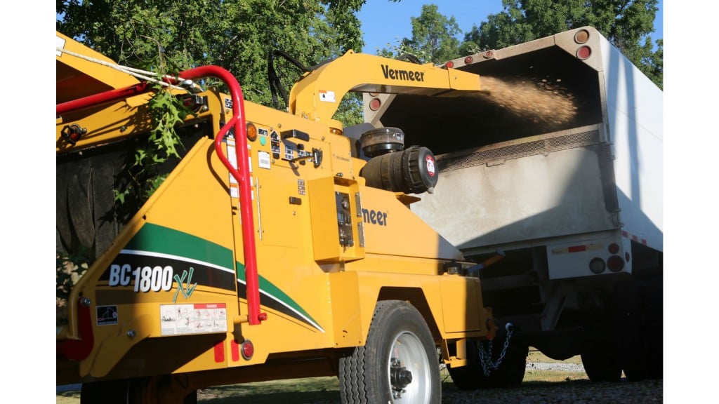 Vermeer offers brush chipper with gas engine