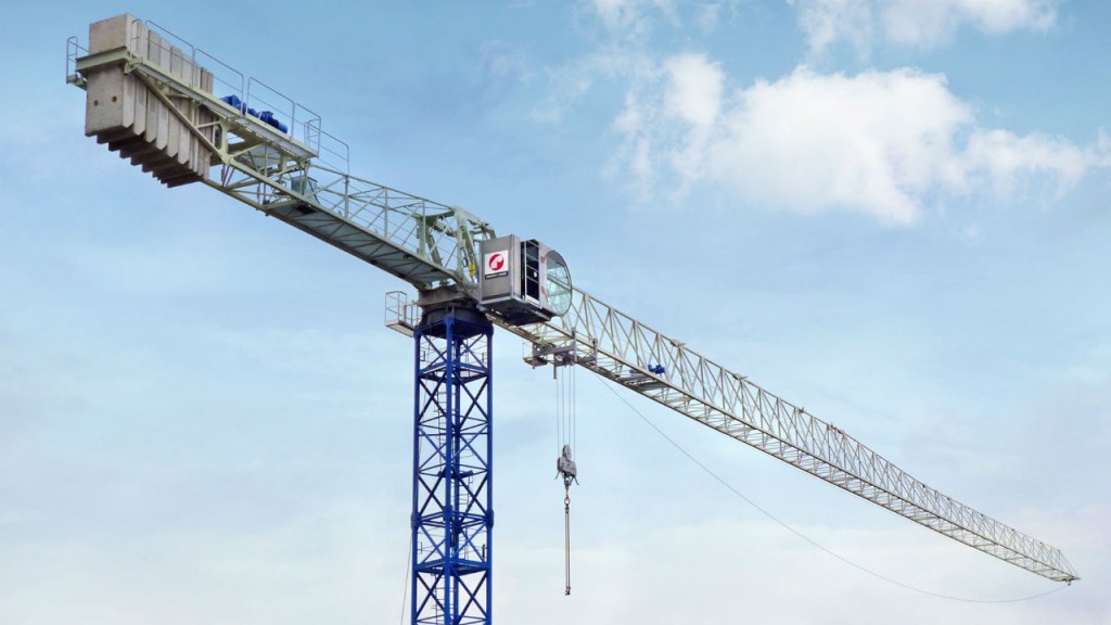Raimondi MRT234 flattop tower crane features innovative design