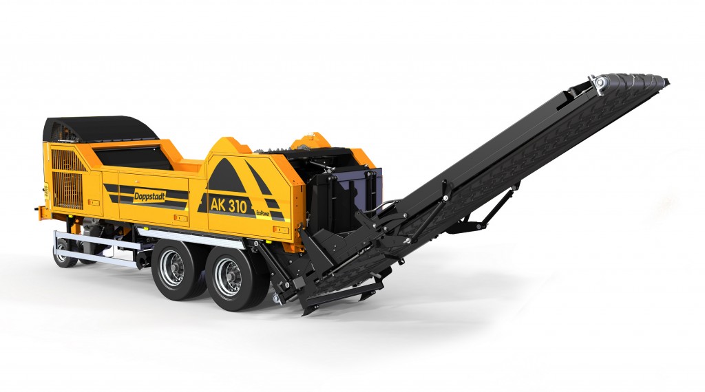 Smallest shredder in Doppstadt's AK range now offers greater power and drop height