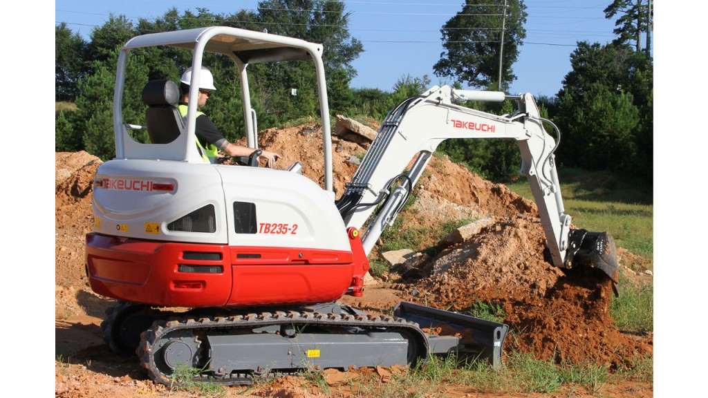 Takeuchi adds 3.5-ton compact hydraulic excavator