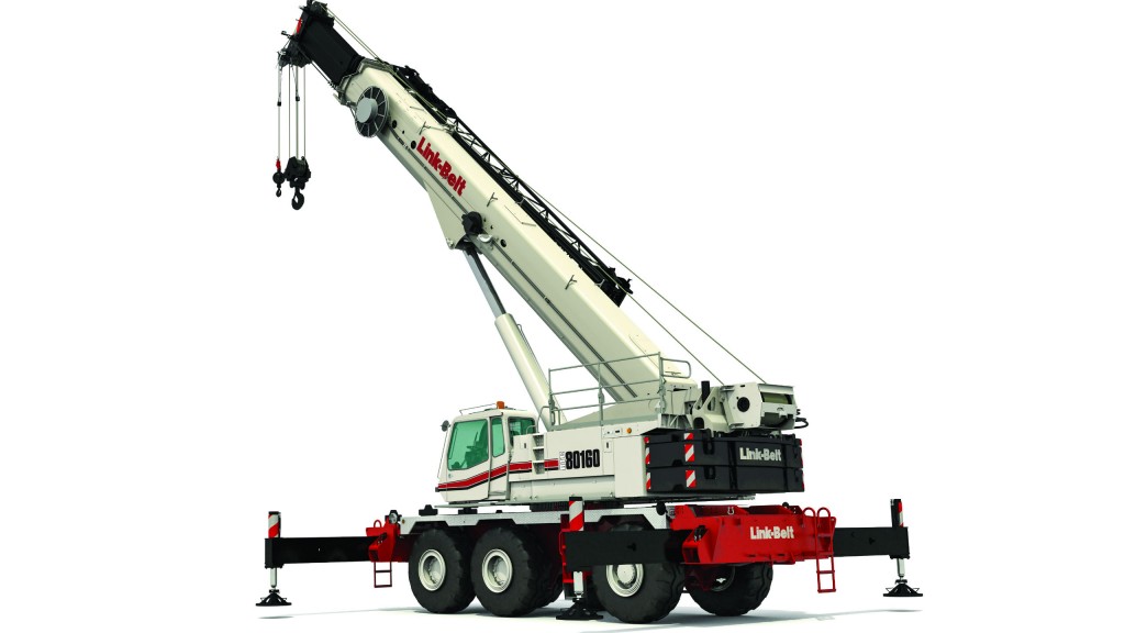 Link-Belt introduces updated 160-ton rough terrain crane