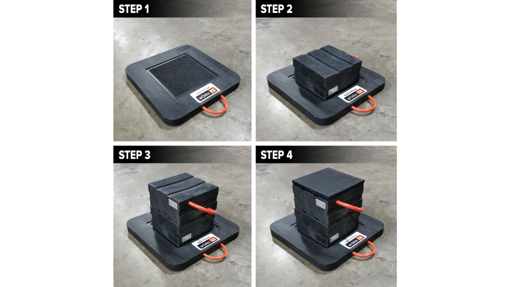 Cribbing products now include smaller blocks and pad sizes