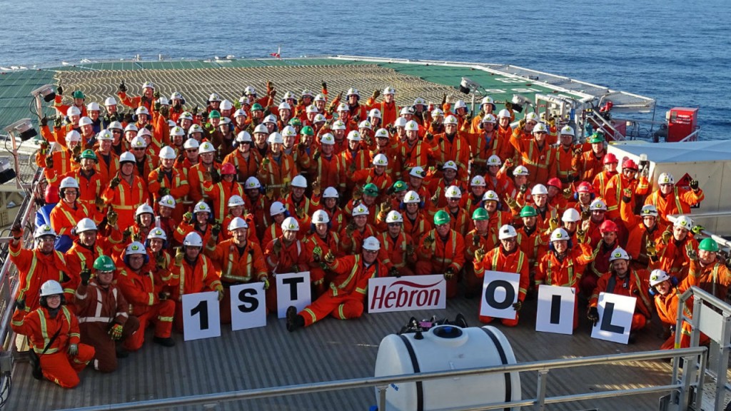 Hebron project produces first oil Hebron project produces first oil