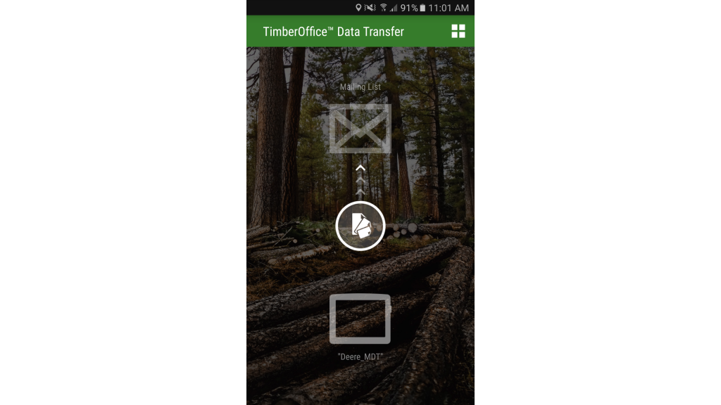 Smartphone app simplifies data transfer from forestry machines