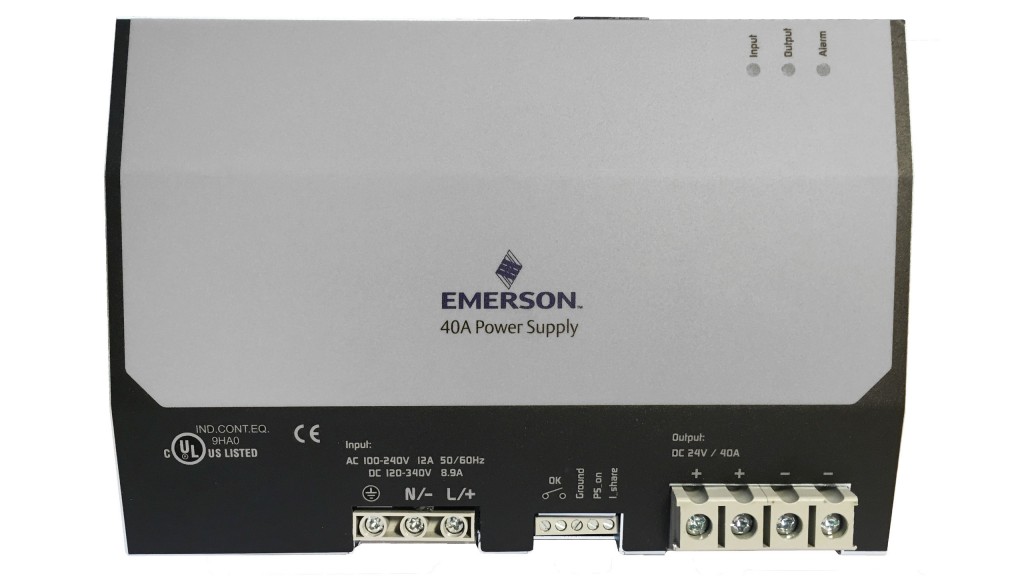 Emerson SolaHD power supply upgraded for more connectivity and wider application range Emerson SolaHD power supply upgraded for more connectivity and wider application range