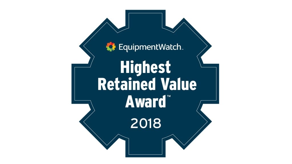 EquipmentWatch names 2018 Highest Retained Value Award finalists