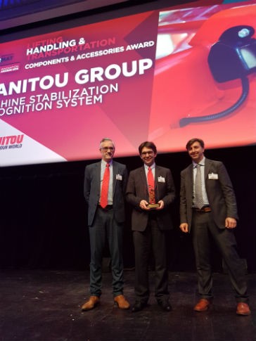 Manitou earned the Equipment and Material prize in the Components and Attachments category at the Intermat Innovation Awards.