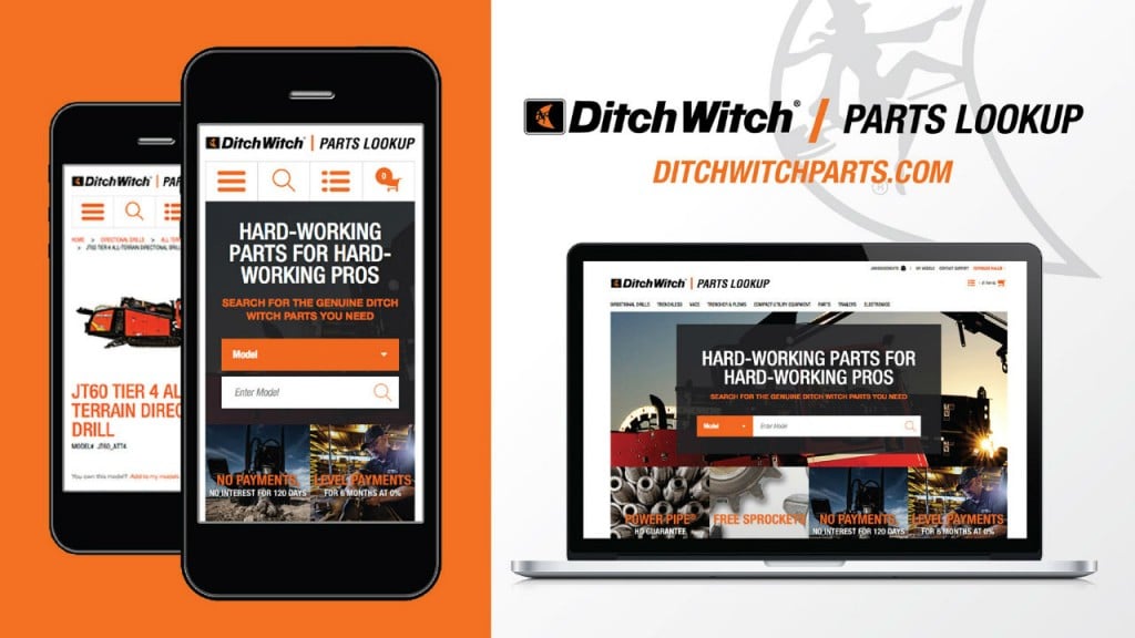 Ditch Witch now offers an online parts lookup tool for equipment buyers.