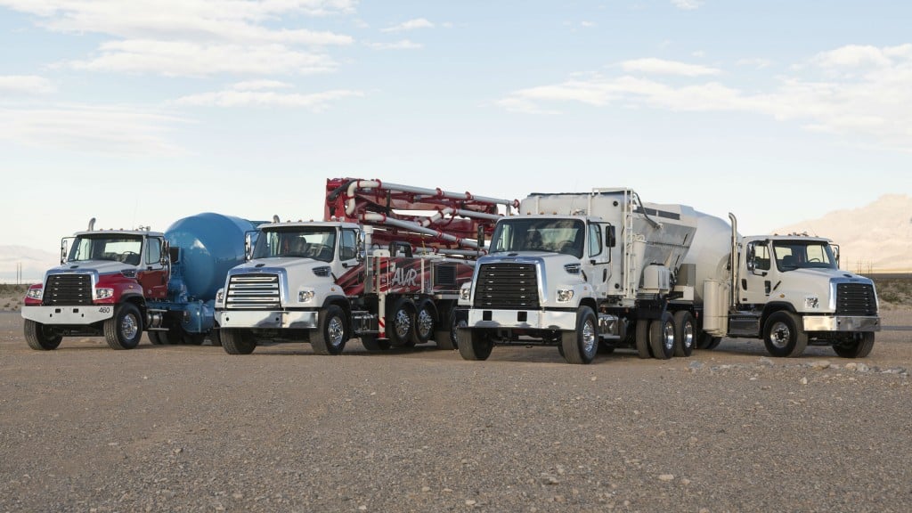 For World of Concrete, Detroit brings DD8 engine and Freightliner shows vocational trucks
