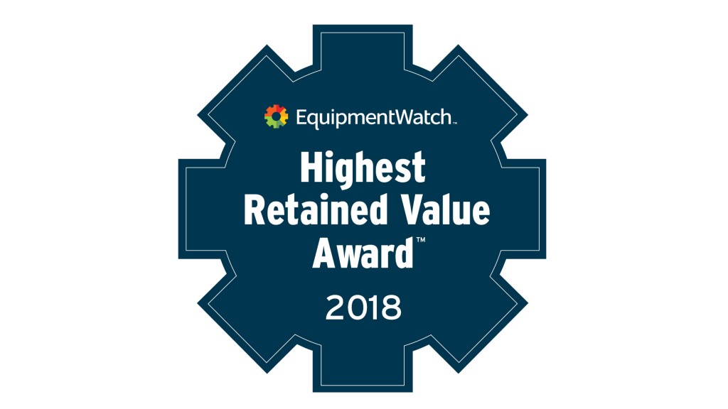 EquipmentWatch names Highest Retained Value Awards winners