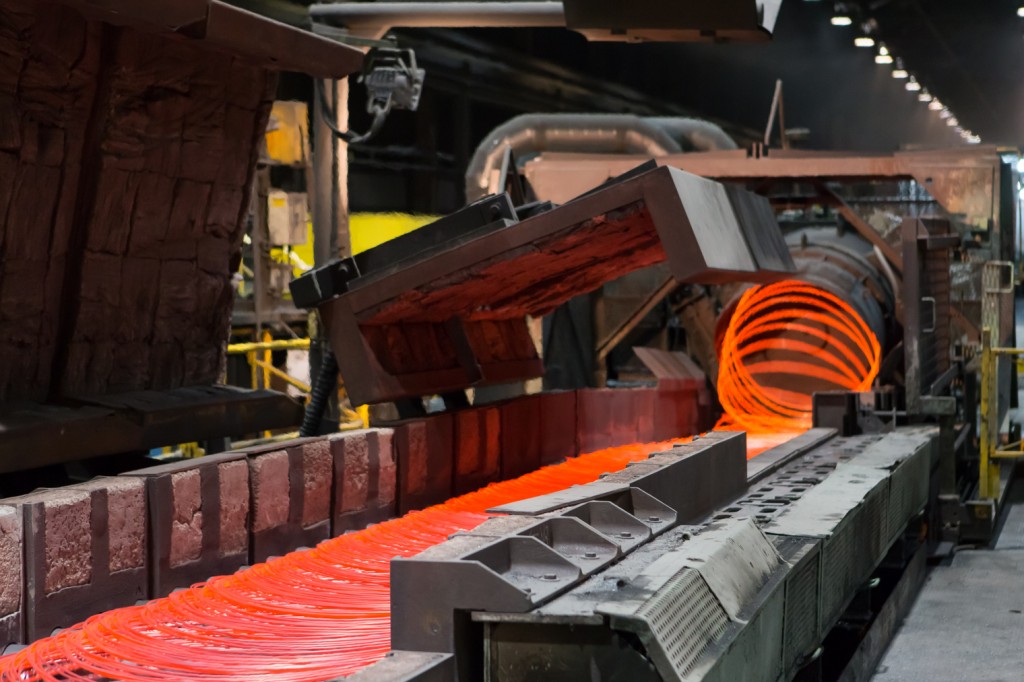 Wire rod is produced at the ArcelorMittal wire rod mill in Contrecoeur, Quebec. This wire is intended for many applications such as cold heading or welding products.