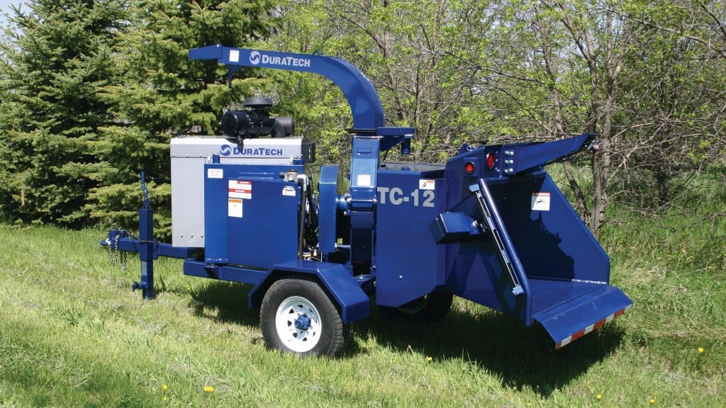 DuraTech Industries offers 12- and 15-inch tree chippers