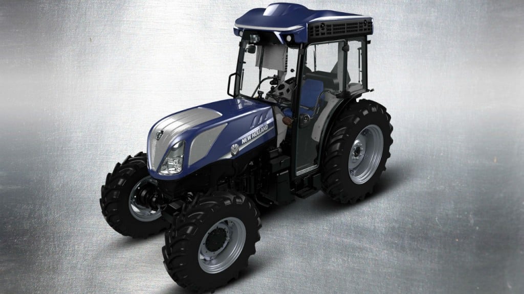 New Holland is testing autonomous technology in vineyard applications.