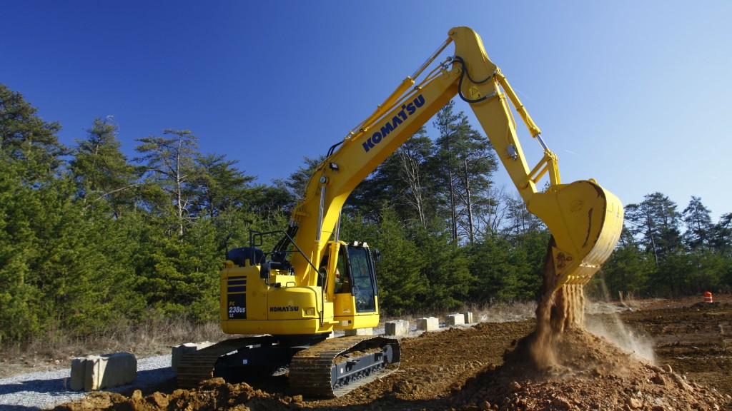 Tight tail swing performance and strong lift capacity from new Komatsu excavator