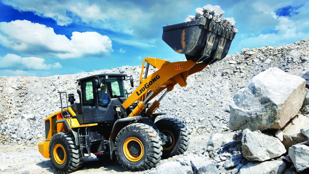 LiuGong's 856H will be on display at World of Asphalt.