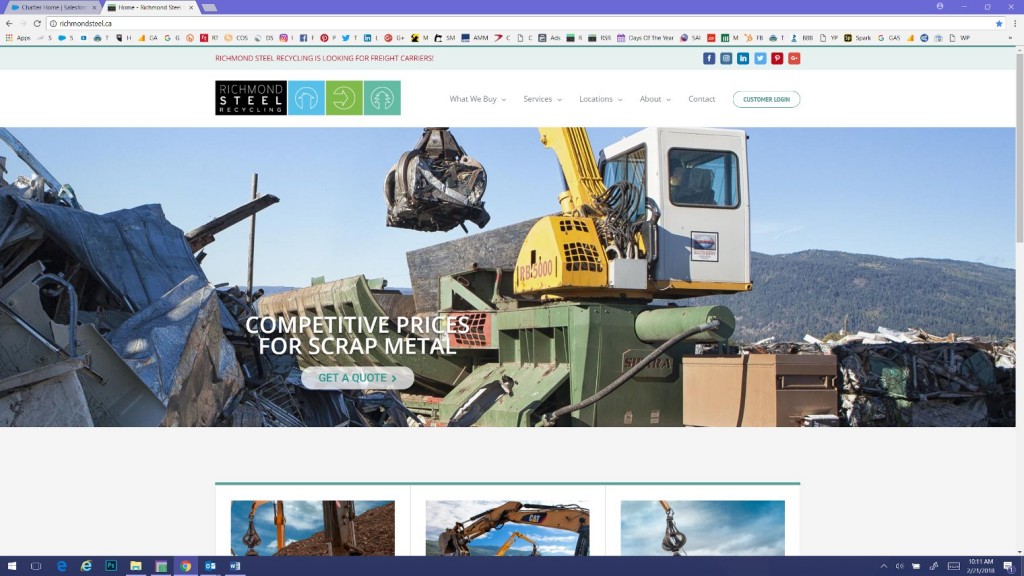 Richmond Steel Recycling launches redesigned website