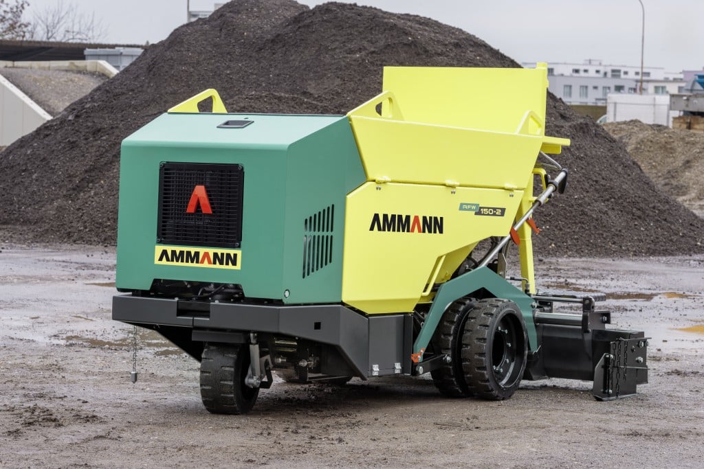 Mini Paver from Ammann able to pave as narrow as 250 mm