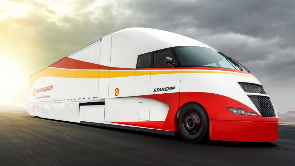 Shell, AirFlow Truck design Class 8 energy-efficient truck