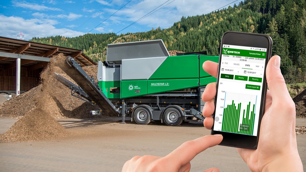 Komptech to present new machines and monitoring technology at IFAT 2018