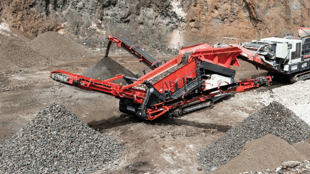 Sandvik's new scalper is an ideal solution for smaller end users where performance, versatility, transportation and setup times are most important. 