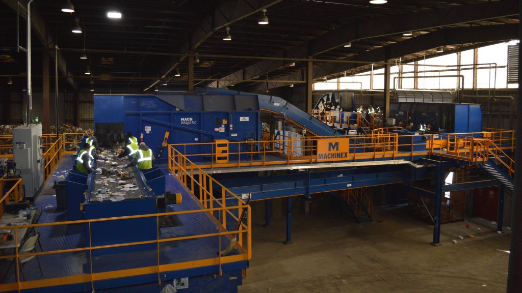 Machinex' latest MRF installation, High Point, North Carolina.