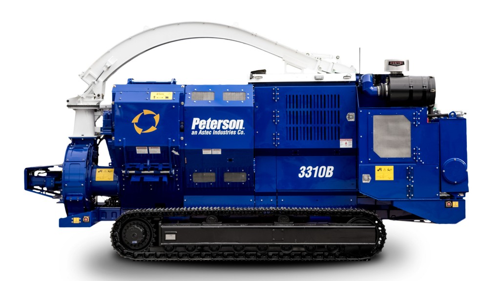 Peterson introduces 3310B drum chipper