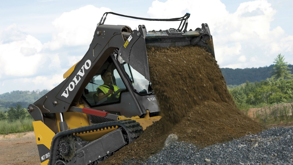 Volvo's D-Series skid-steer and compact track loaders are equipped with the next-generation curved single loader arm, built with 20 percent more steel than conventional models. 