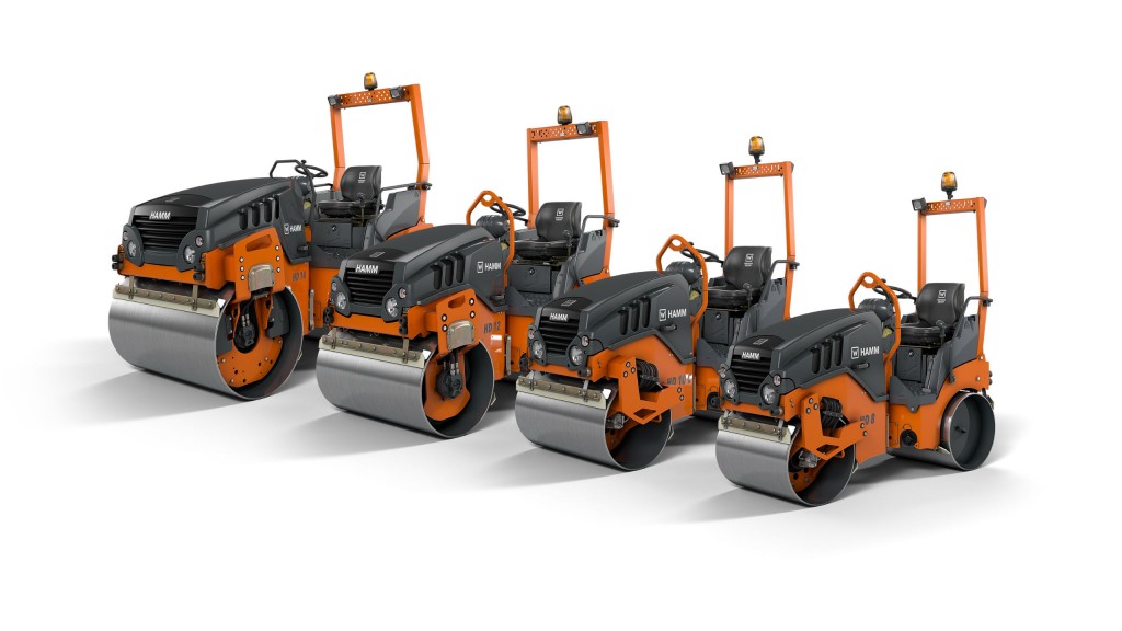 Hamm's CompactLine of rollers have drum sizes ranging from 31 to 54 inches wide.