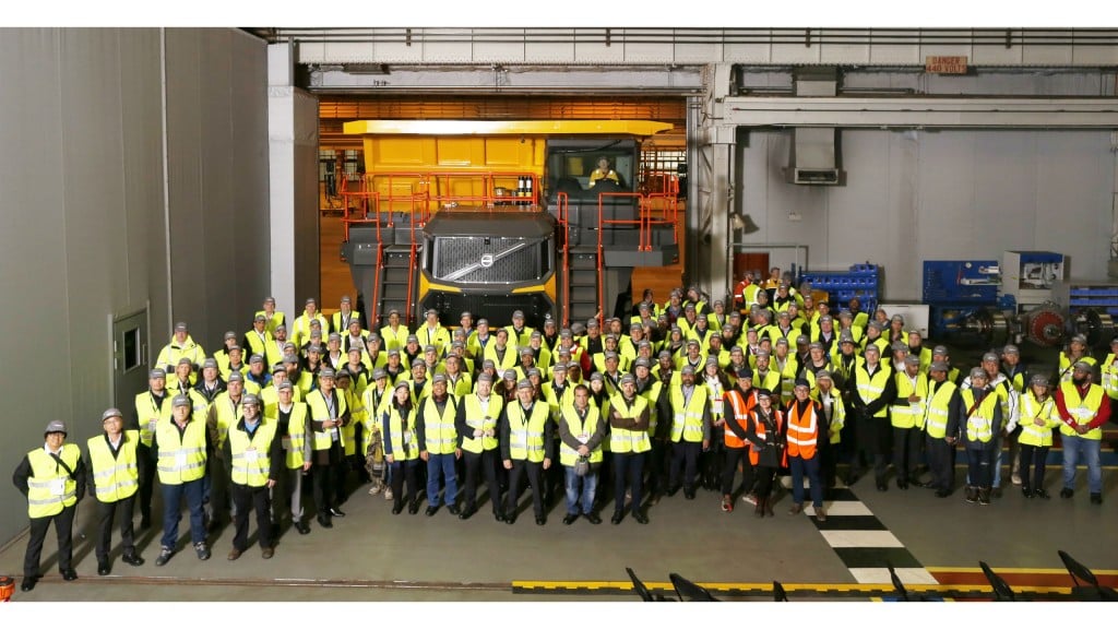 Volvo CE unveils new range of Volvo-branded rigid haulers to customers and dealers at Scotland facility