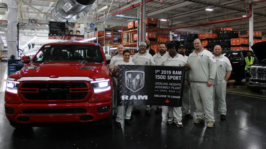 2019 Ram 1500 Sport production begins