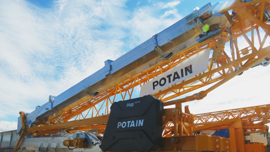 Manitowoc celebrates Potain's 90th anniversary; shows self-erecting and top-slewing tower cranes at Intermat