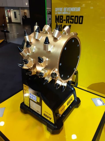 MB Crusher showcases new cutter head at Intermat