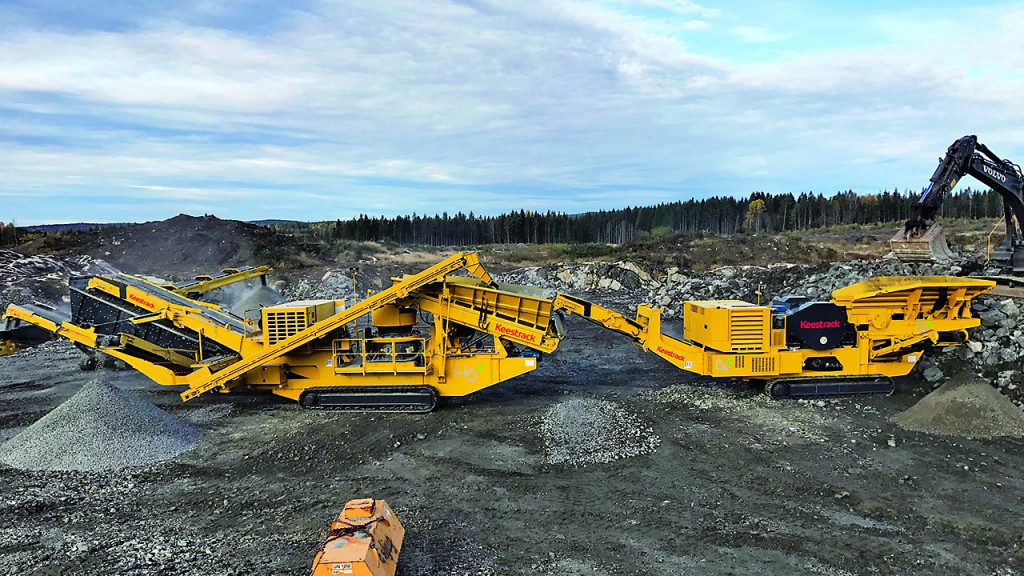 Keestrack hybrid H6e cone crusher