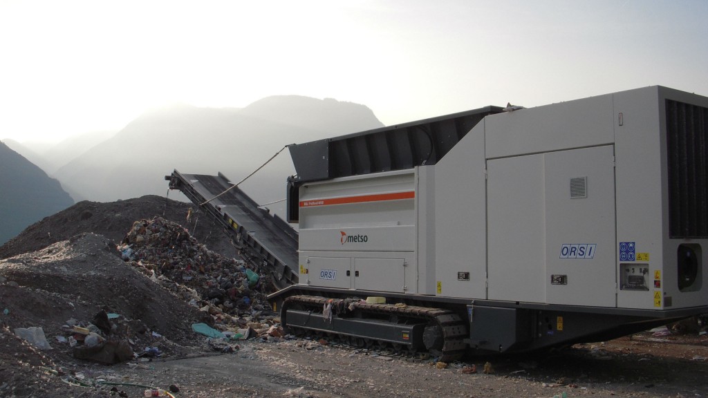 Digital Metso Metrics solution for waste recycling 