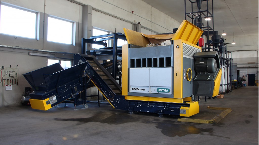 ​Untha shows off QR shredder, among range of models at IFAT 2018