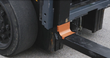 Arrow Material Handling Products's Fork Shield protects forks from damage