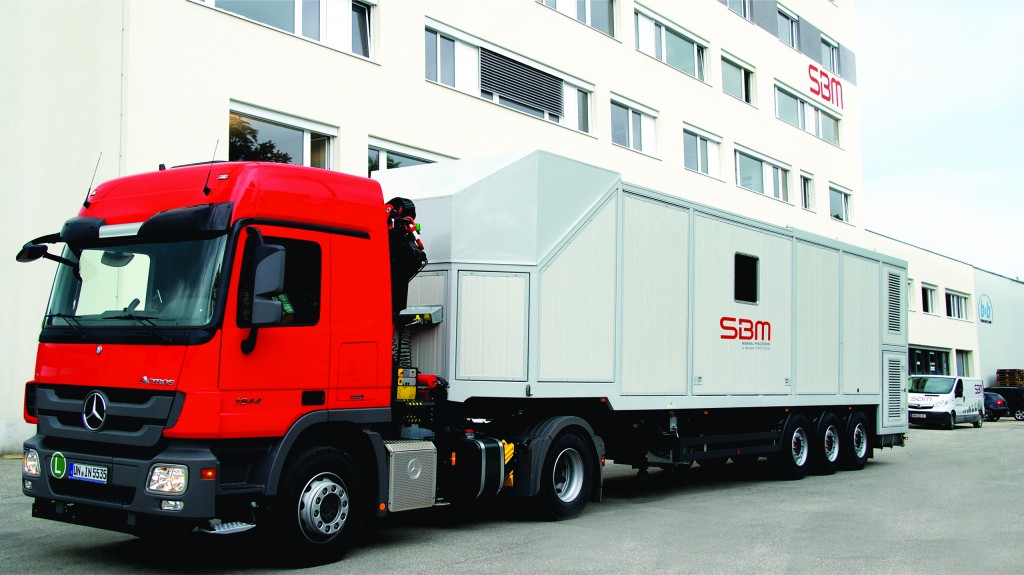 SBM Mobile production of ultra-high-performance concrete