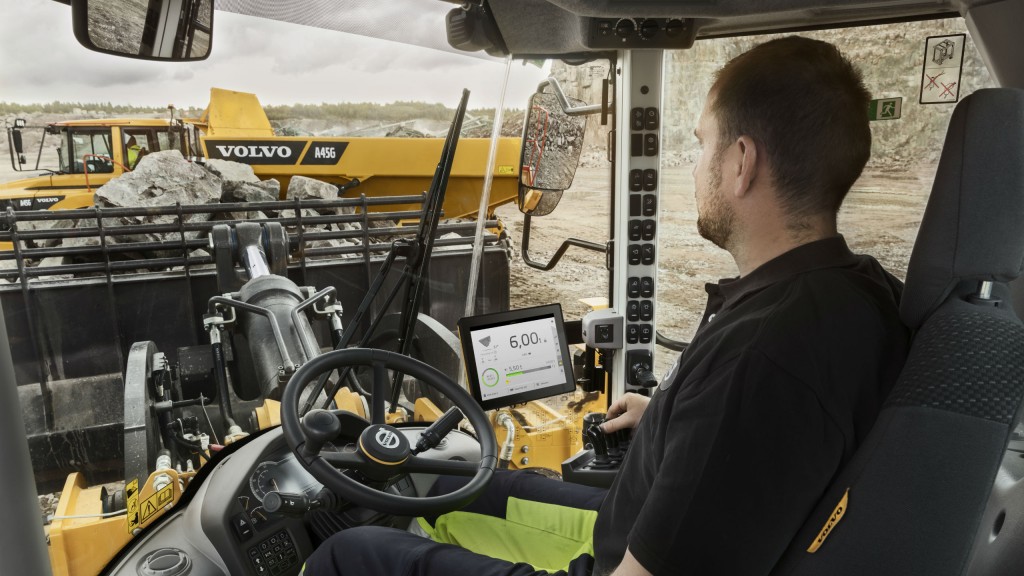 The updated Load Assist, On-Board Weighing, from Volvo Construction Equipment provides payload accuracy within ± 1 percent on every bucket, while the machine is moving.