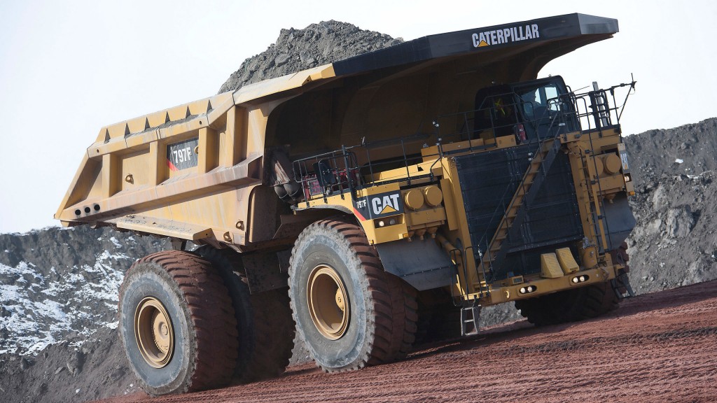 Cat celebrates 1000th 797 mining truck