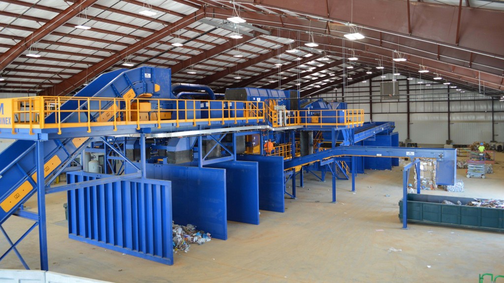 ​Machinex provides new single-stream MRF to York County, South Carolina