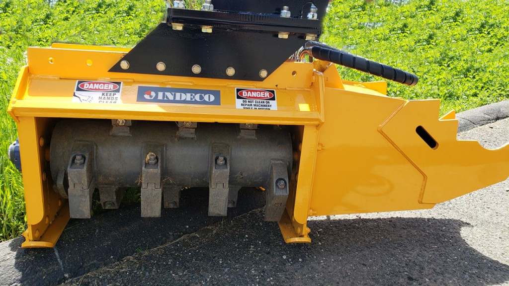 Indeco North America launches new mulching head product line for carriers from 5 to 50 tons