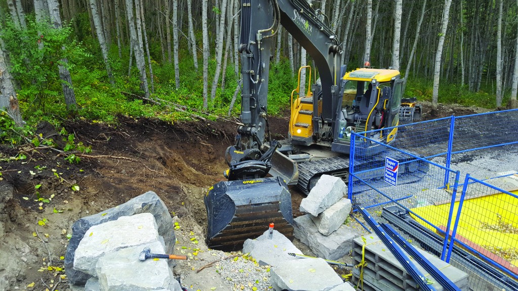 Engcon tiltrotator helps contractor get the most out of an excavator