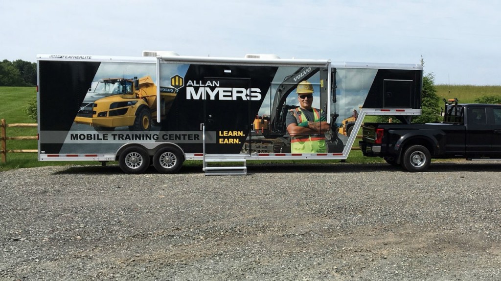 Allan Myers uses Volvo CE Advanced Training Simulator to recruit workforce