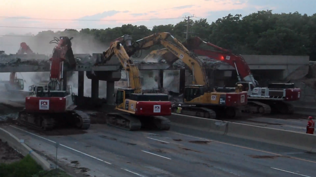 Watch this: Priestly Demolition takes down Ontario bridge overnight in time-lapse video