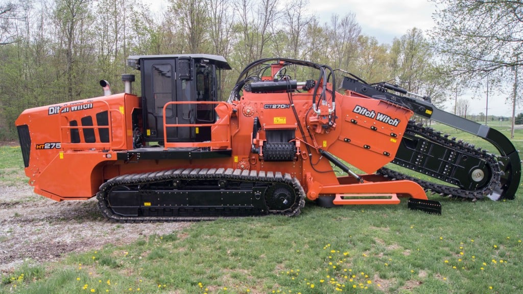 The HT275 trencher from Ditch Witch boosts jobsite performance.