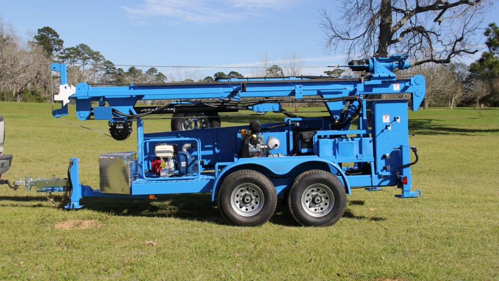 The Lone Star LS400T+ water and geothermal drill rig has received a new high-torque motor.