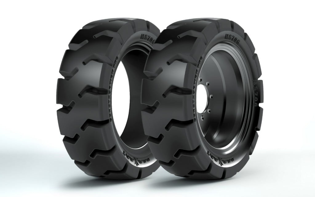 All-new MAXAM MS706 solid skid-steer tire features zero maintenance and extreme durability