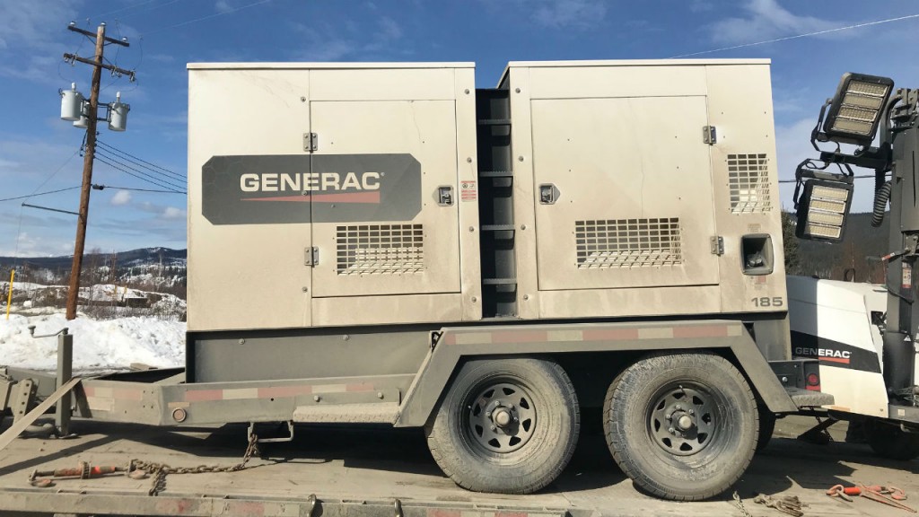 Two Generac MMG185CAN mobile diesel generators provide power for Rick Ness and his gold mining team on Discovery's "Gold Rush."