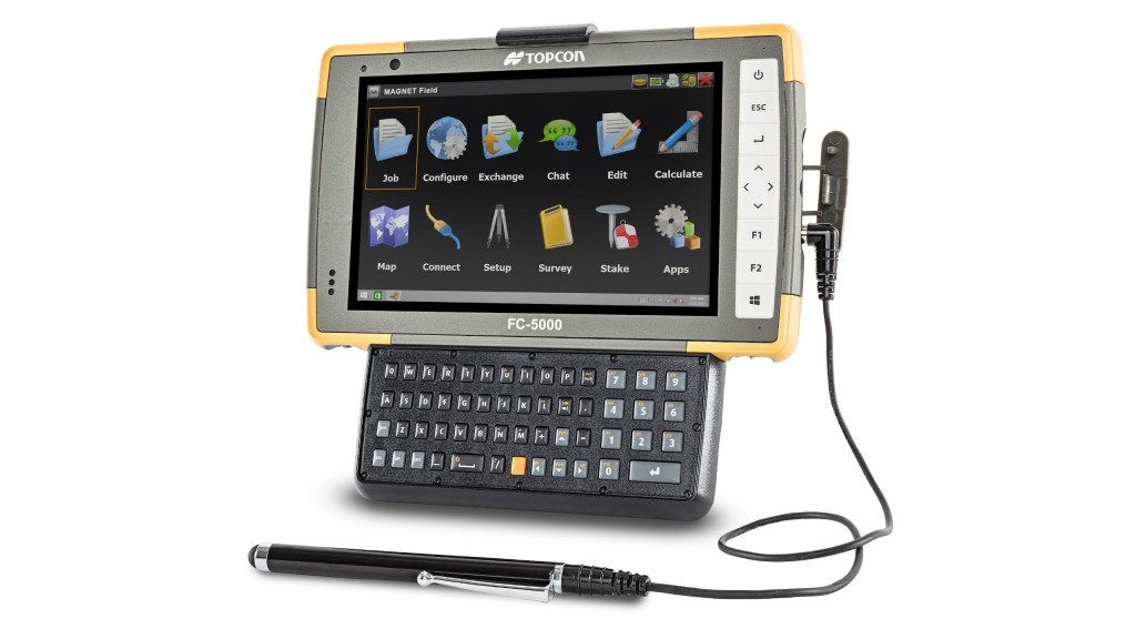 New accessories for Topcon's FC-5000 field computer improve performance in harsh conditions.