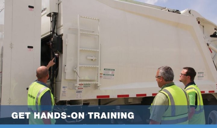 McNeilus offers hands-on training for refuse and recycling collection trucks
